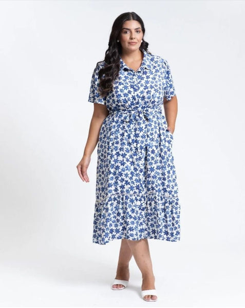 P274 Vestido Midi Estampado